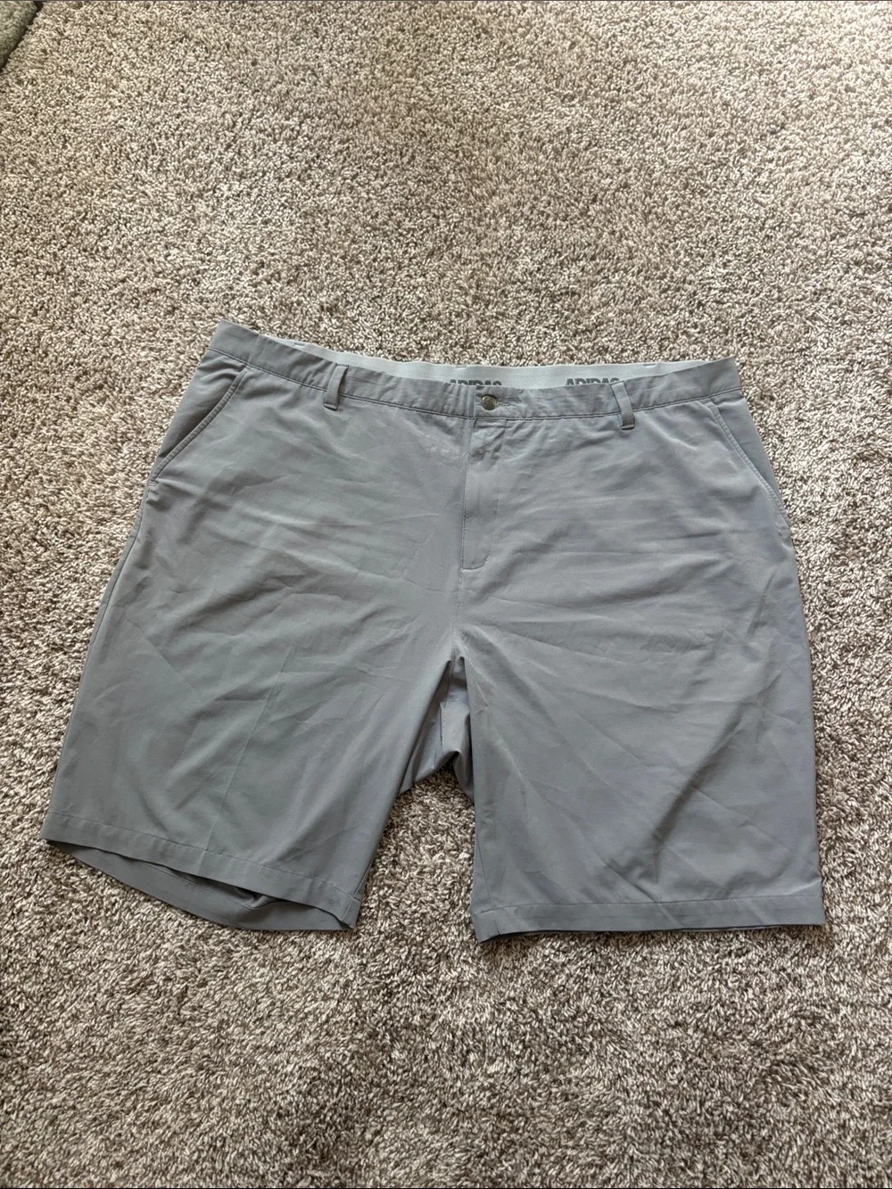Men's Big & Tall Adidas Performance Shorts - Gray